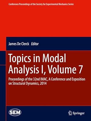 Bild des Verkufers fr Topics in Modal Analysis I, Volume 7 zum Verkauf von moluna