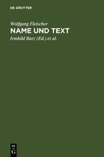 Seller image for Name und Text for sale by moluna