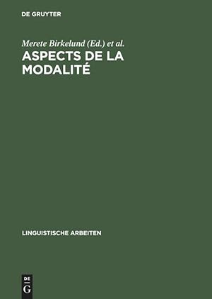 Bild des Verkufers fr Aspects de la Modalit zum Verkauf von moluna