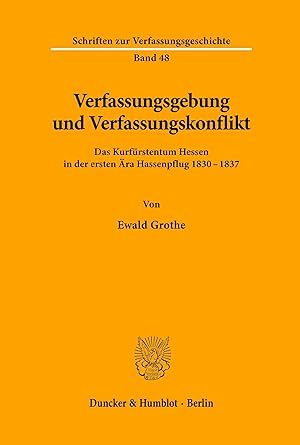 Seller image for Verfassungsgebung und Verfassungskonflikt for sale by moluna