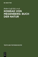 Bild des Verkufers fr Konrad von Megenberg: Buch der Natur zum Verkauf von moluna