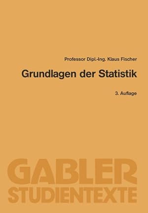 Seller image for Grundlagen der Statistik for sale by moluna