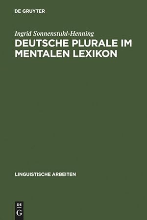 Seller image for Deutsche Plurale im mentalen Lexikon for sale by moluna
