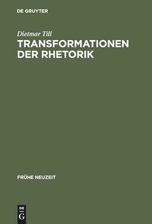 Seller image for Transformationen der Rhetorik for sale by moluna
