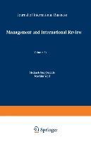 Seller image for Management International Review for sale by moluna