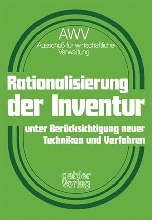 Seller image for Rationalisierung der Inventur unter Bercksichtigung neuer Techniken und Verfahren for sale by moluna