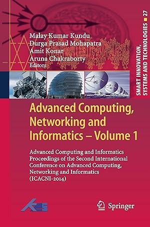 Imagen del vendedor de Advanced Computing, Networking and Informatics- Volume 1 a la venta por moluna