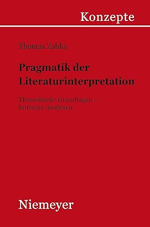 Seller image for Pragmatik der Literaturinterpretation for sale by moluna