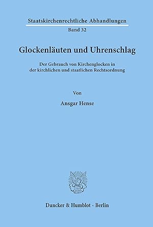 Bild des Verkufers fr Glockenlaeuten und Uhrenschlag zum Verkauf von moluna