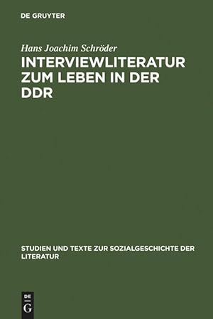 Seller image for Interviewliteratur zum Leben in der DDR for sale by moluna