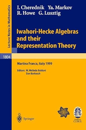 Seller image for Iwahori-Hecke Algebras and their Representation Theory for sale by moluna
