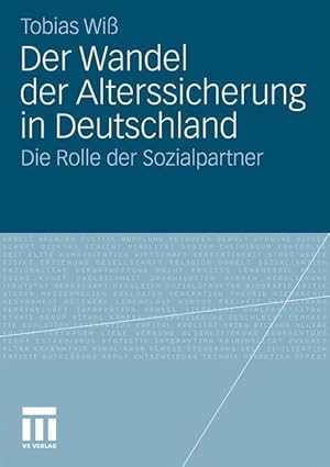 Bild des Verkufers fr Der Wandel der Alterssicherung in Deutschland zum Verkauf von moluna