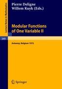Bild des Verkufers fr Modular Functions of One Variable II zum Verkauf von moluna