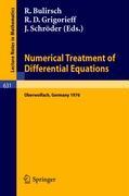 Bild des Verkufers fr Numerical Treatment of Differential Equations zum Verkauf von moluna