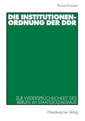 Seller image for Die Institutionenordnung der DDR for sale by moluna