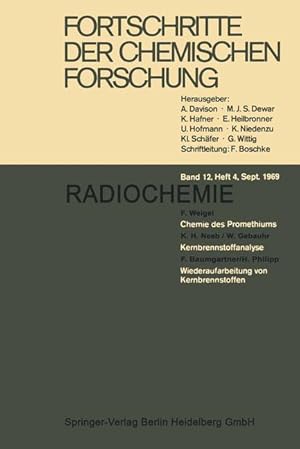 Seller image for Fortschritte der Chemischen Forschung for sale by moluna