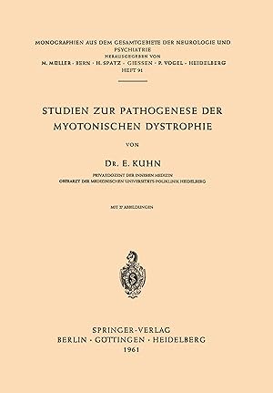 Seller image for Studien zur Pathogenese der Myotonischen Dystrophie for sale by moluna