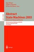 Seller image for Abstract State Machines 2003. Advances in Theory and Practice for sale by moluna