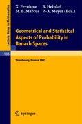Seller image for Geometrical and Statistical Aspects of Probability in Banach Spaces for sale by moluna