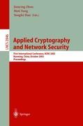 Seller image for Applied Cryptography and Network Security for sale by moluna