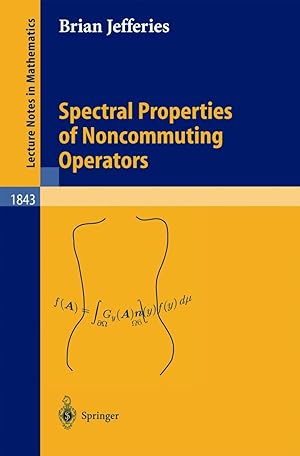 Bild des Verkufers fr Spectral Properties of Noncommuting Operators zum Verkauf von moluna