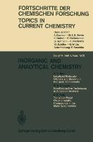 Immagine del venditore per Inorganic and Analytical Chemistry venduto da moluna