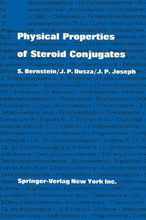 Immagine del venditore per Physical Properties of Steroid Conjugates venduto da moluna