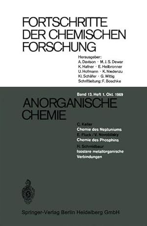 Image du vendeur pour Fortschritte der Chemischen Forschung mis en vente par moluna