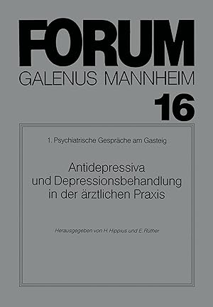 Image du vendeur pour Antidepressiva und Depressionsbehandlung in der aerztlichen Praxis mis en vente par moluna