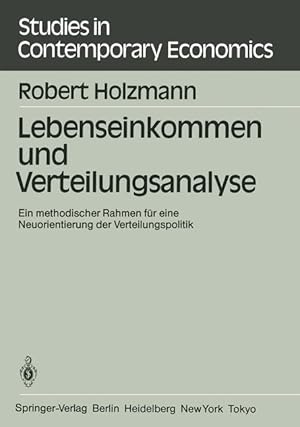 Seller image for Lebenseinkommen und Verteilungsanalyse for sale by moluna