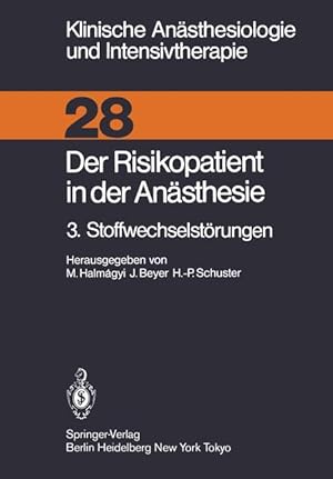 Seller image for Der Risikopatient in der Anaesthesie for sale by moluna