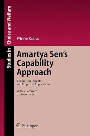 Bild des Verkufers fr Amartya Sen s Capability Approach zum Verkauf von moluna