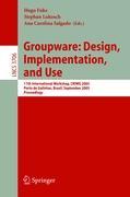 Seller image for Groupware: Design, Implementation, and Use for sale by moluna