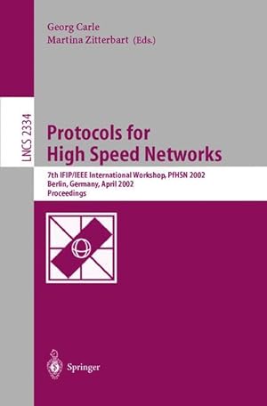 Bild des Verkufers fr Protocols for High Speed Networks zum Verkauf von moluna