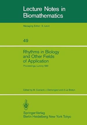 Imagen del vendedor de Rhythms in Biology and Other Fields of Application a la venta por moluna