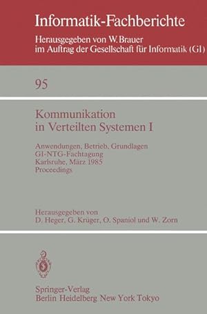 Seller image for Kommunikation in Verteilten Systemen I for sale by moluna