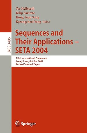 Bild des Verkufers fr Sequences and Their Applications - SETA 2004 zum Verkauf von moluna