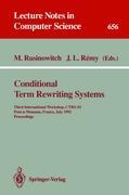 Seller image for Conditional Term Rewriting Systems for sale by moluna