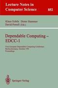 Bild des Verkufers fr Dependable Computing - EDCC-1 zum Verkauf von moluna