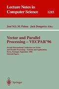 Imagen del vendedor de Vector and Parallel Processing - VECPAR 96 a la venta por moluna