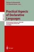 Seller image for Practical Aspects of Declarative Languages for sale by moluna