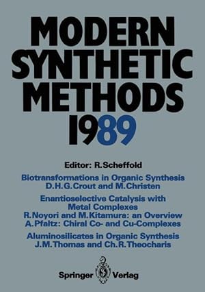 Bild des Verkufers fr Modern Synthetic Methods 1989 zum Verkauf von moluna