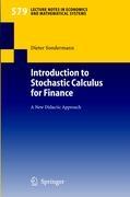 Seller image for Introduction to Stochastic Calculus for Finance for sale by moluna