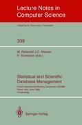 Image du vendeur pour Statistical and Scientific Database Management mis en vente par moluna