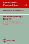 Immagine del venditore per Software Engineering - ESEC 93 venduto da moluna