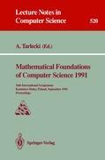 Seller image for Mathematical Foundations of Computer Science 1991 for sale by moluna