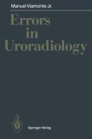 Seller image for Errors in Uroradiology for sale by moluna