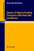 Bild des Verkufers fr Spaces of Approximating Functions with Haar-like Conditions zum Verkauf von moluna