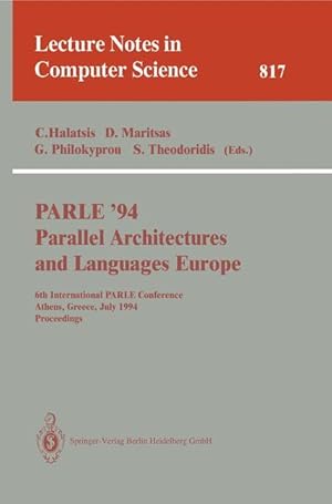 Seller image for PARLE 94 Parallel Architectures and Languages Europe for sale by moluna