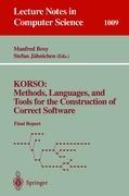 Seller image for KORSO: Methods, Languages, and Tools for the Construction of Correct Software for sale by moluna